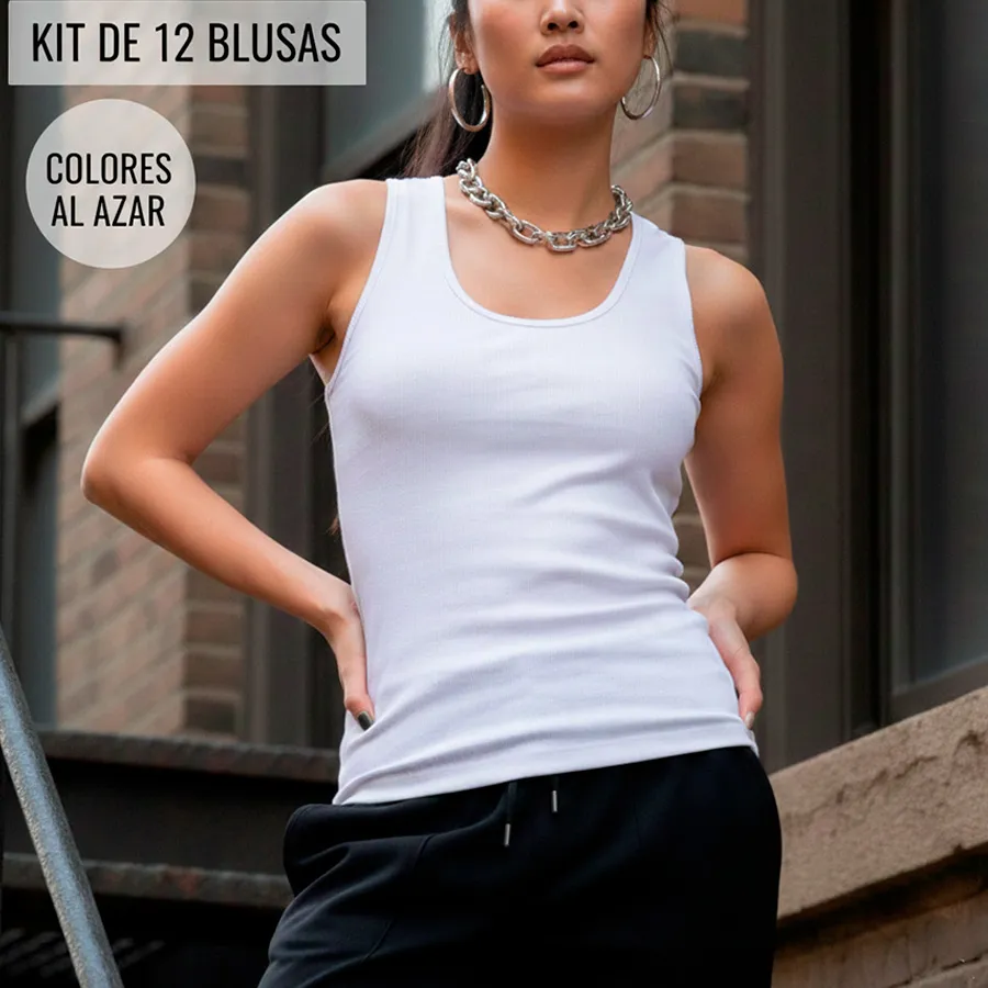 OLIMPICA PLA PLAYERA DE MUJER KIT 12 7918
